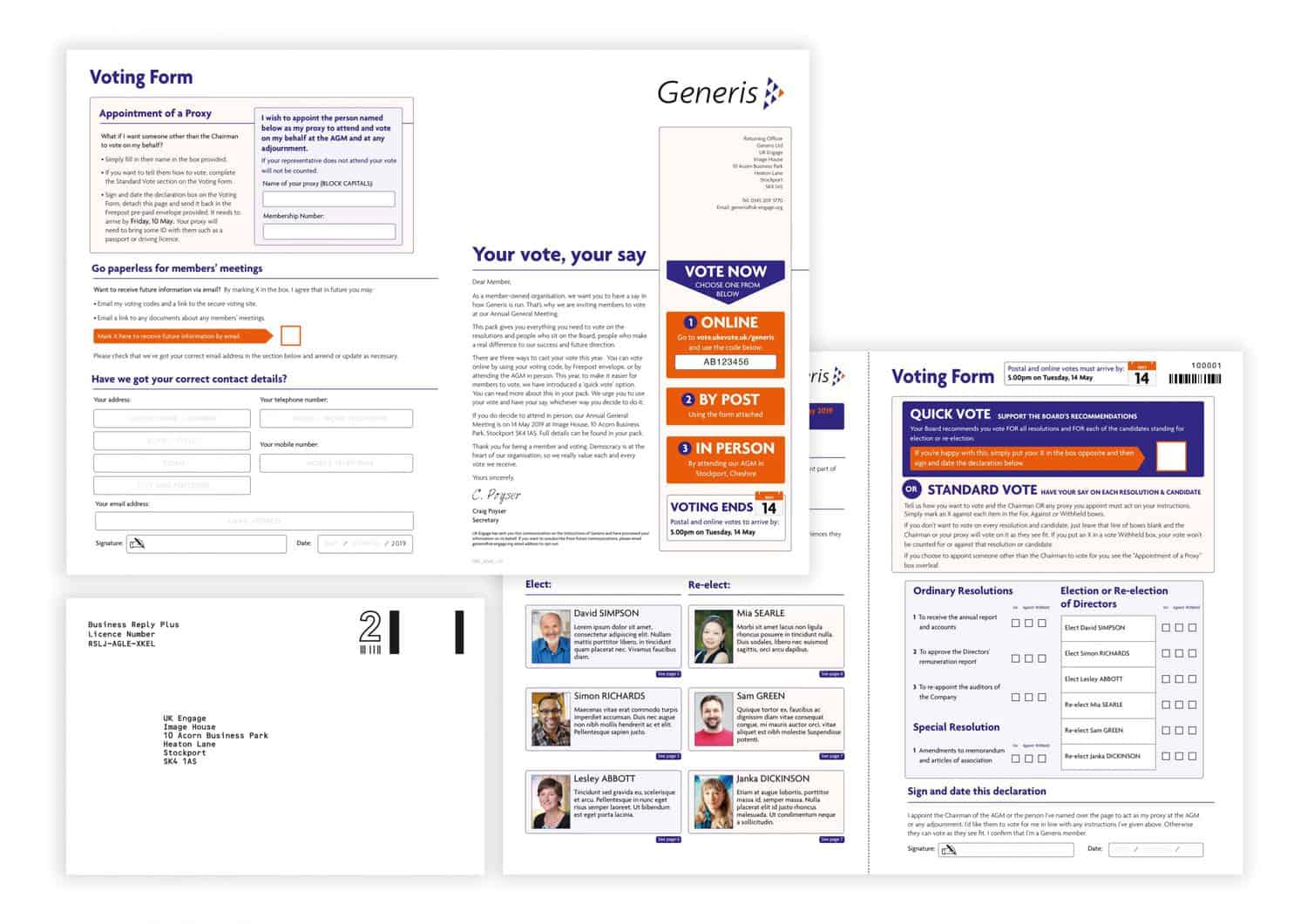 Generis 2 Postal AGM Voting